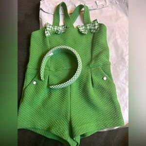 Janie and Jack 2t Romper and Matching Headband